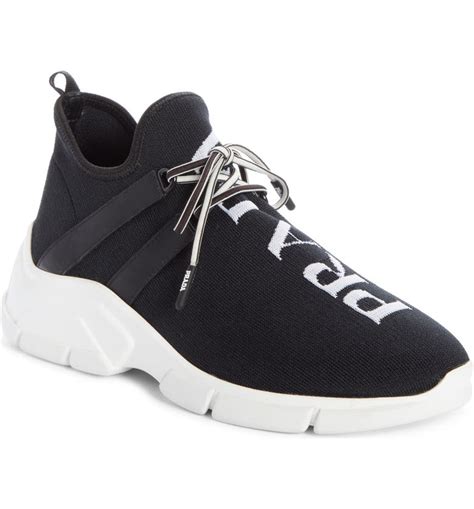 prada knit triple runner|Prada ladies sneakers.